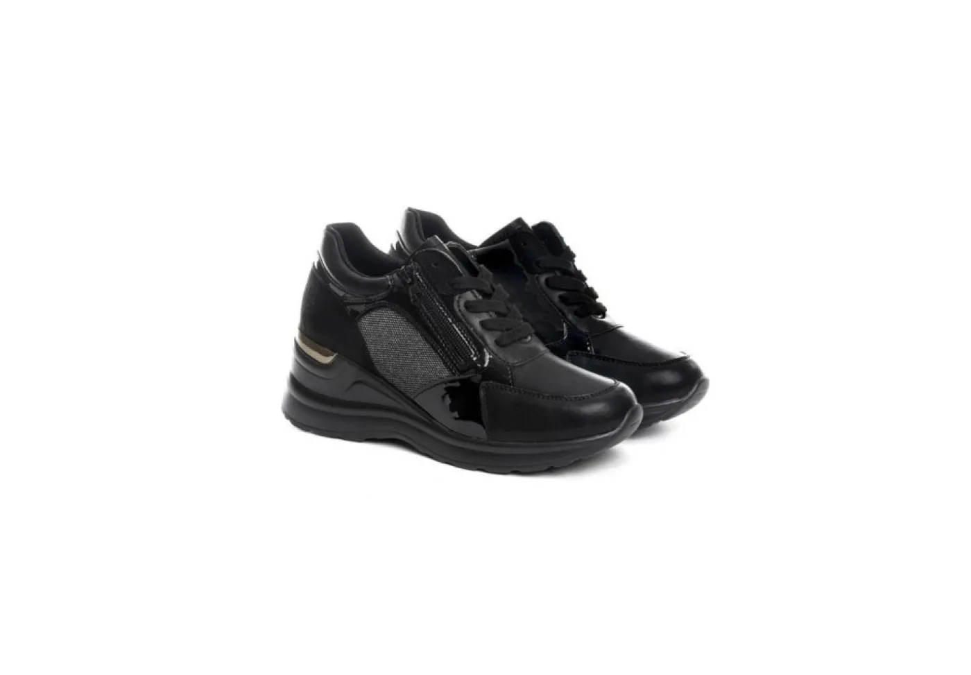 Gold&Gold Sneakers Basse*Scarpa Goldegold Gb565 Nero