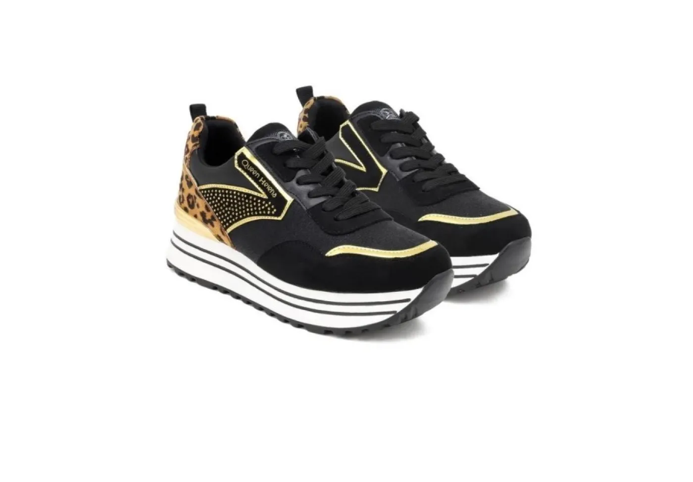 Queen Helena Platform*Scarpa X27-20 Black Gold