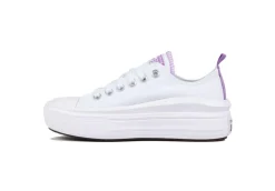 Converse Sportive*Scarpa Sneaker Sportiva Da Donna In Tela Bianca Chuck Taylor