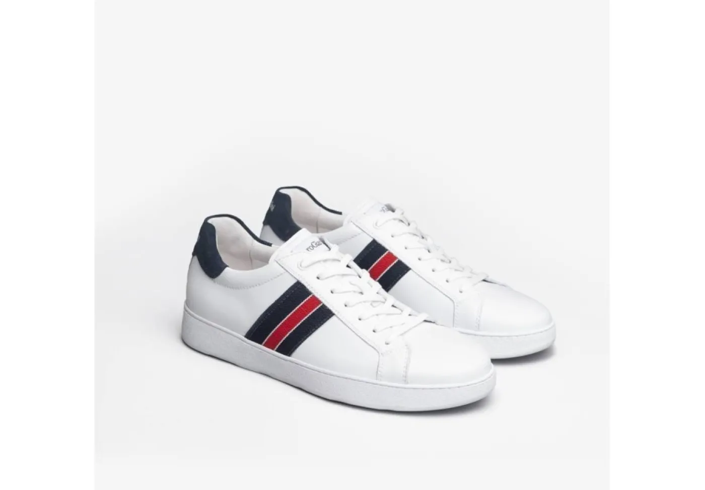 Nero Giardini Sneakers Basse*Scarpa Sneakers Da Uomo Bianca Con Banda Laterale
