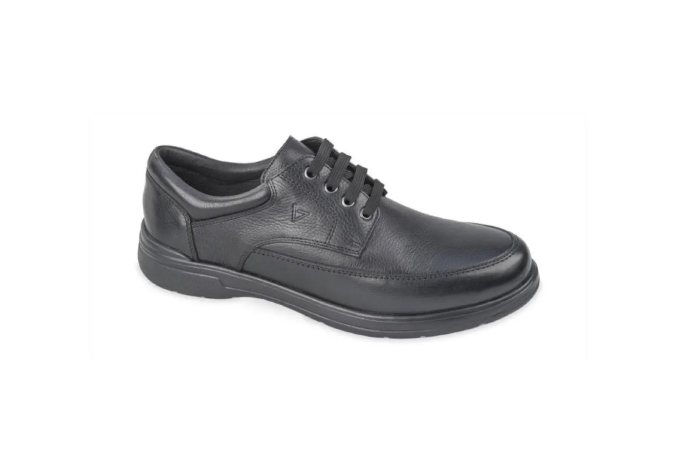 Valleverde Con Lacci*Scarpe Da Uomo Con Lacci In Pelle 36823 Nero