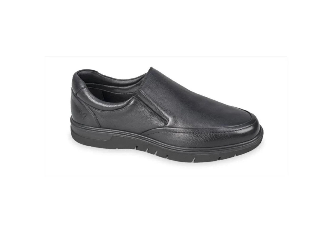 Valleverde Sneakers Basse*Scarpe Da Uomo Con Zip In Vera Pelle 36850 Vitello Nero