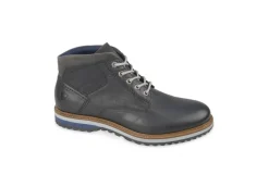 Valleverde Con Lacci*Scarponcini Caldi Da Uomo In Pelle 46820 Nero