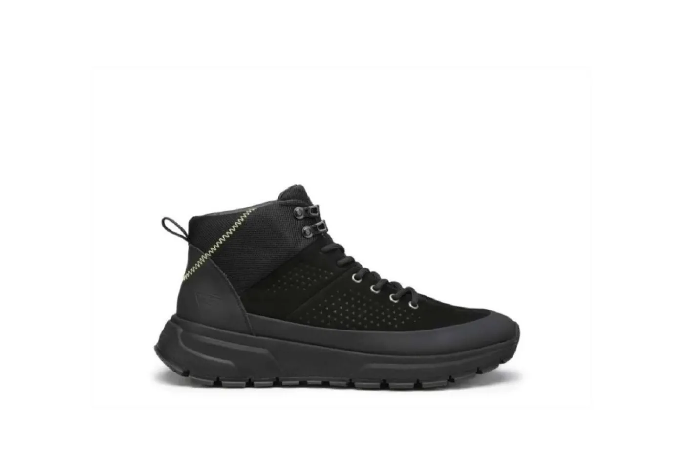 Docksteps Con Lacci*Scarponcini Da Uomo Neri In Nabuk Dsm008106