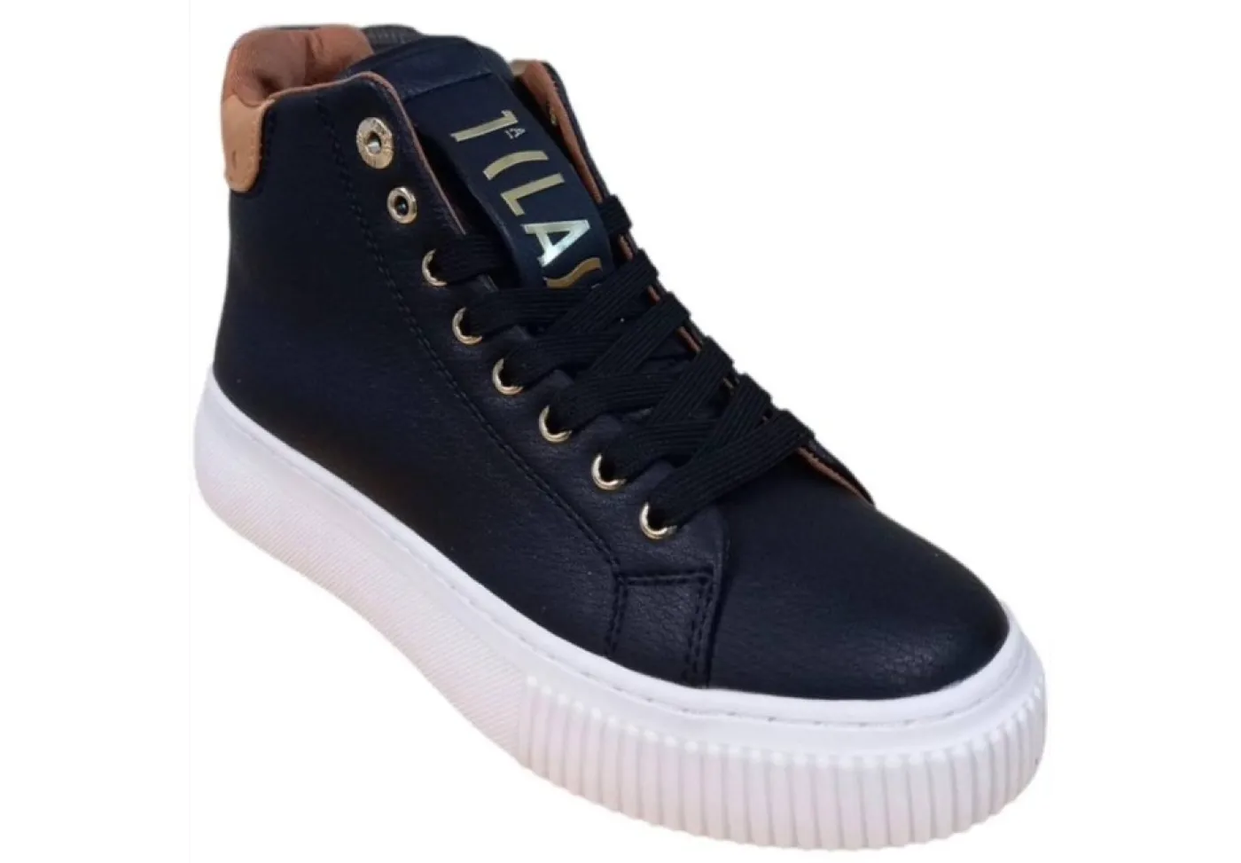 Alviero Martini J Platform*Sneaker Da Donna Alta Platform 1306 Black Geo Beige