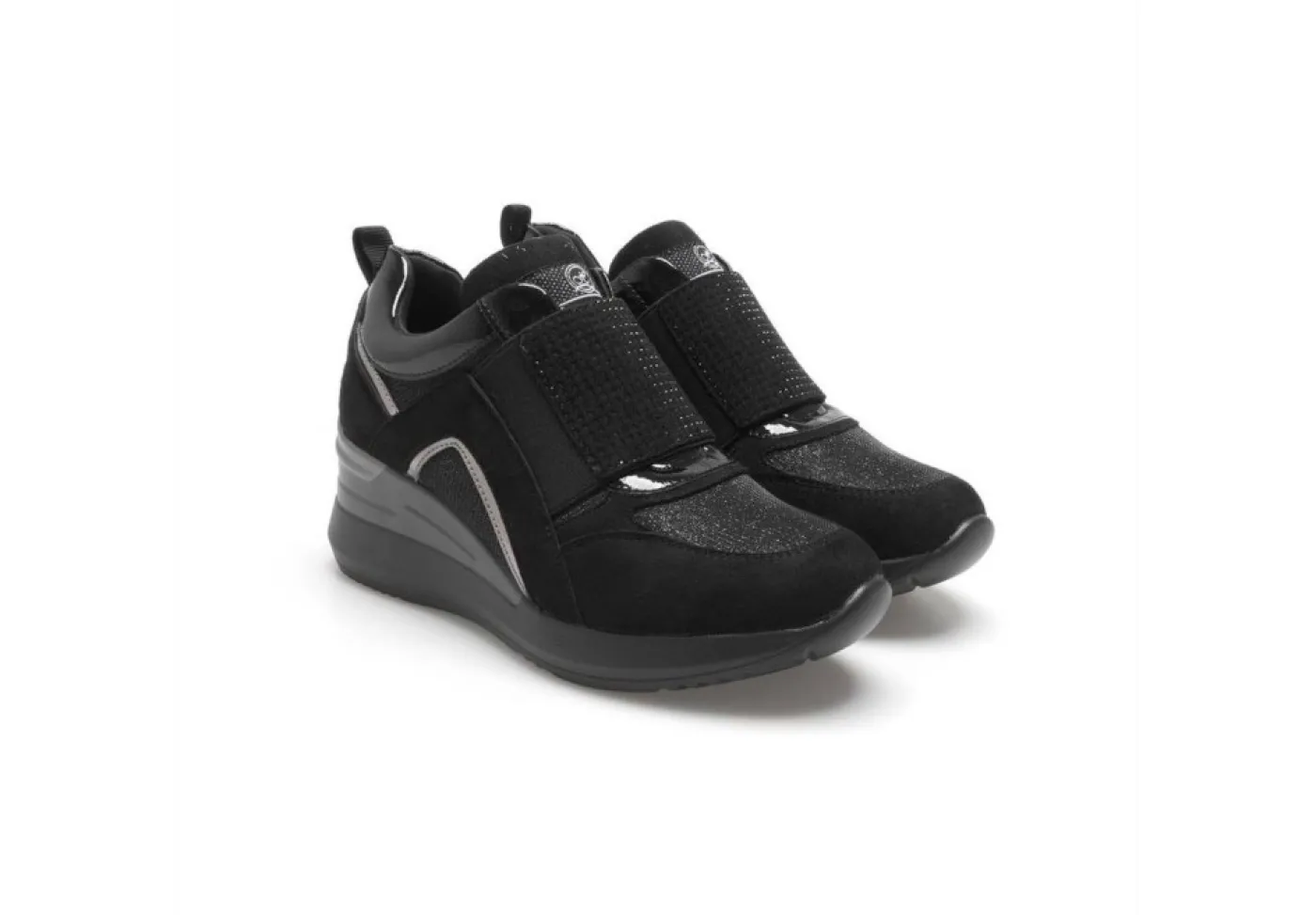Queen Helena Sneakers Basse*Sneaker Da Donna Con Zeppa X27-77 Pewter