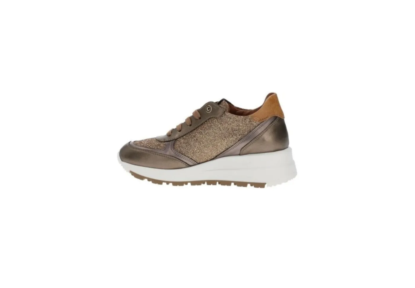 Alviero Martini J Sneakers Basse*Sneaker Da Donna Con Zeppa 1358 Bronze Geo