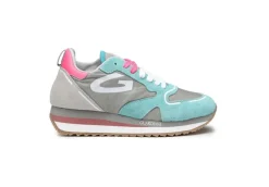 Guardiani Sneakers Basse*Sneaker Da Donna In Pelle Celeste Agw006210