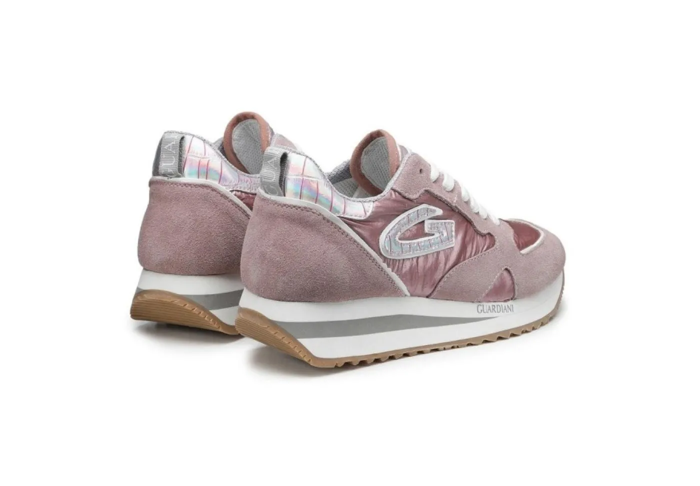 Guardiani Sneakers Basse*Sneaker Da Donna In Pelle Cipria Agw006201