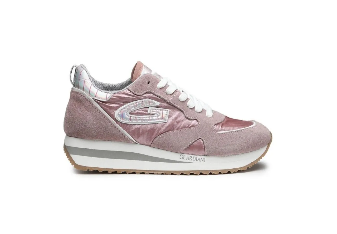 Guardiani Sneakers Basse*Sneaker Da Donna In Pelle Cipria Agw006201
