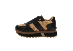 Alviero Martini J Platform*Sneaker Da Donna Platform 1320 Black Geo Beige