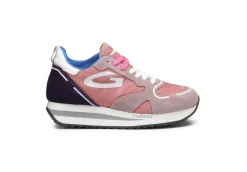 Guardiani Sneakers Basse*Sneaker Da Donnain Pelle E Tessuto Agw006221 Rosa