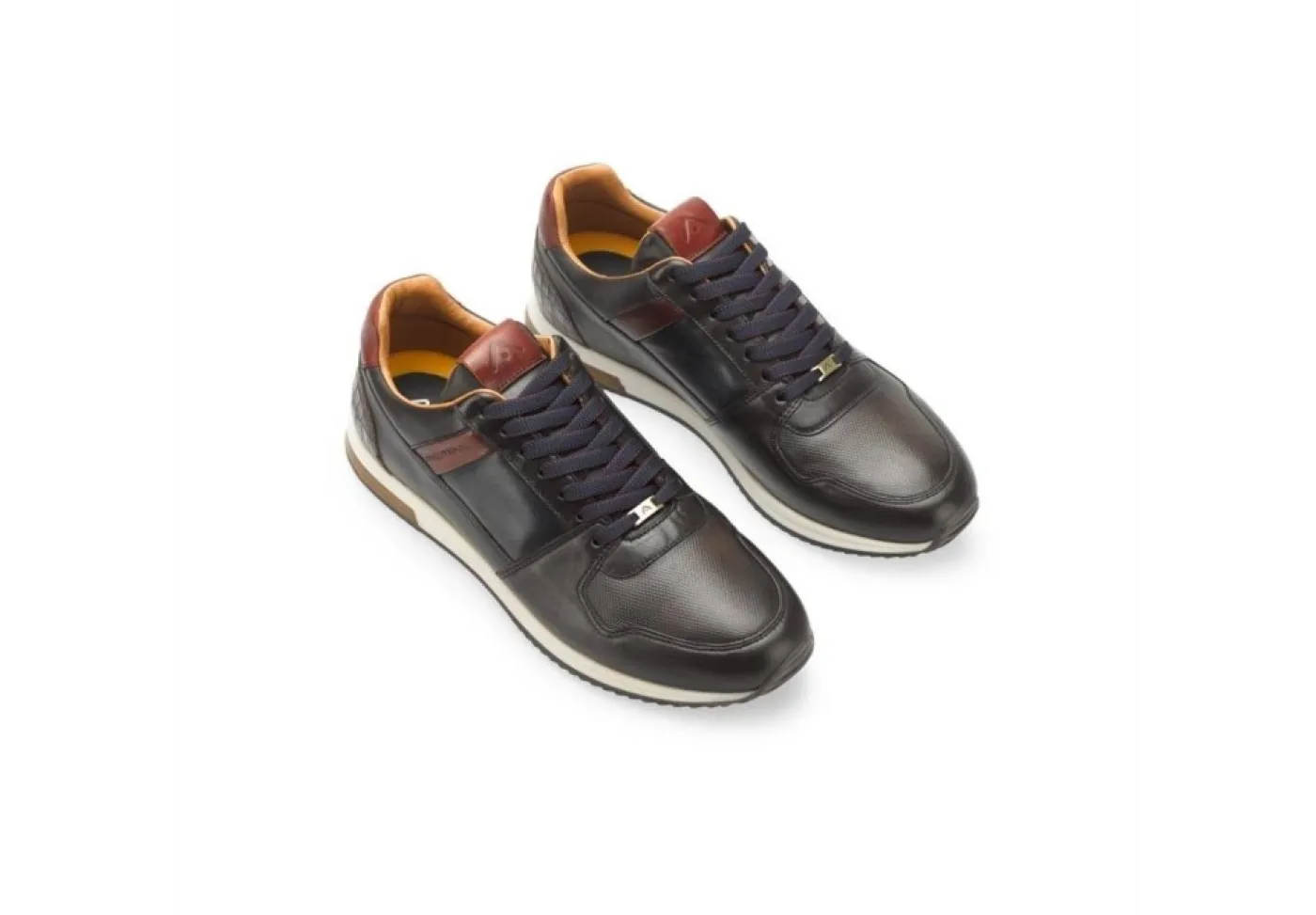 Ambitious Sneakers Basse*Sneaker Da Uomo 11717-6565 Testa Di Moro Combi