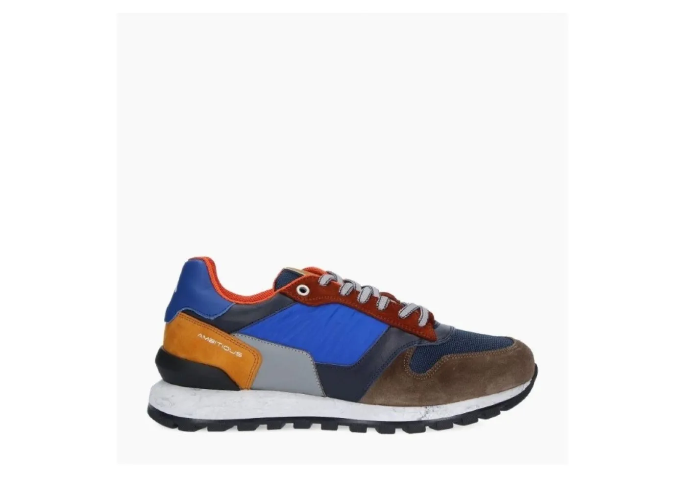 Ambitious Sneakers Basse*Sneaker Da Uomo 11711-1637 Taupe Blue Combi