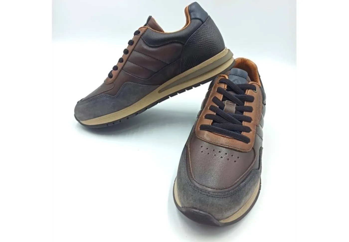 Ambitious Sneakers Basse*Sneaker Da Uomo 13128-11083 Testa Di Moro Combi