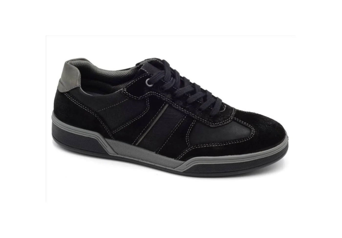 Imac Sneakers Basse*Sneaker Da Uomo In Pelle 802850 Black Grey