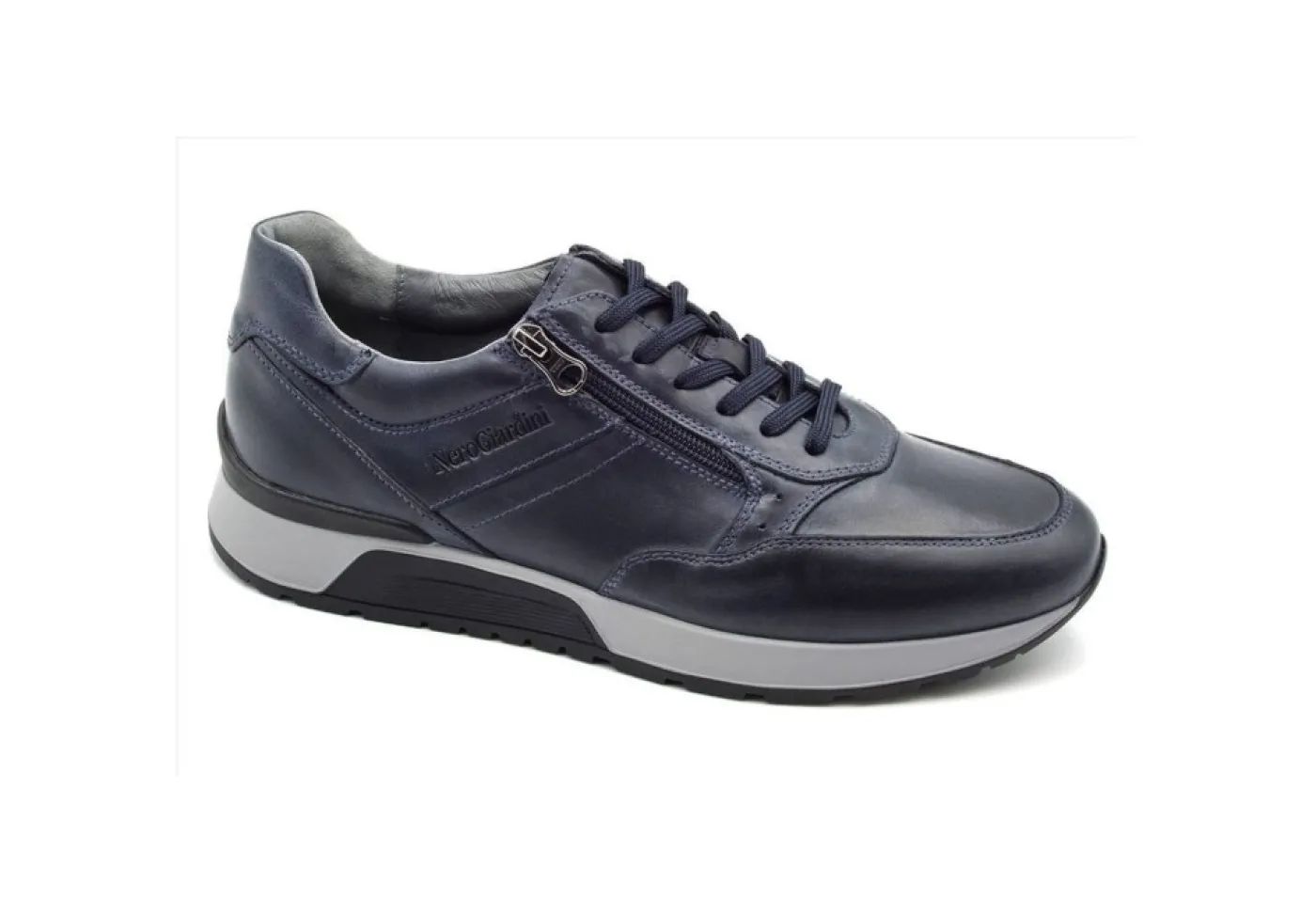 Nero Giardini Sneakers Basse*Sneakers Casual In Pelle I001723U 200 Blu