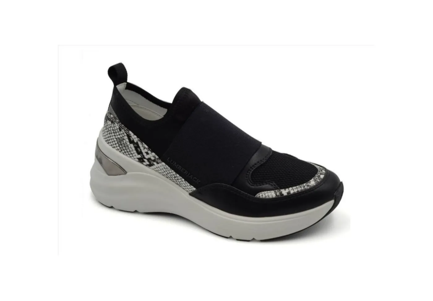 Lumberjack Sneakers Basse*Sneakers Con Zeppa Ed Elastico Jil 4702 Nero