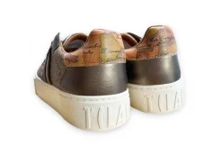 Alviero Martini J Platform*Sneakers Da Donna Con Strass E Stampa 1290 Bronze Ge
