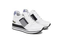 Queen Helena Sneakers Basse*Sneakers Da Donna Con Zeppa E Zip X26-32 White