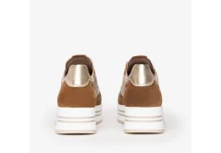 Nero Giardini Platform*Sneakers Da Donna In Pelle Camoscio I205284D Malto
