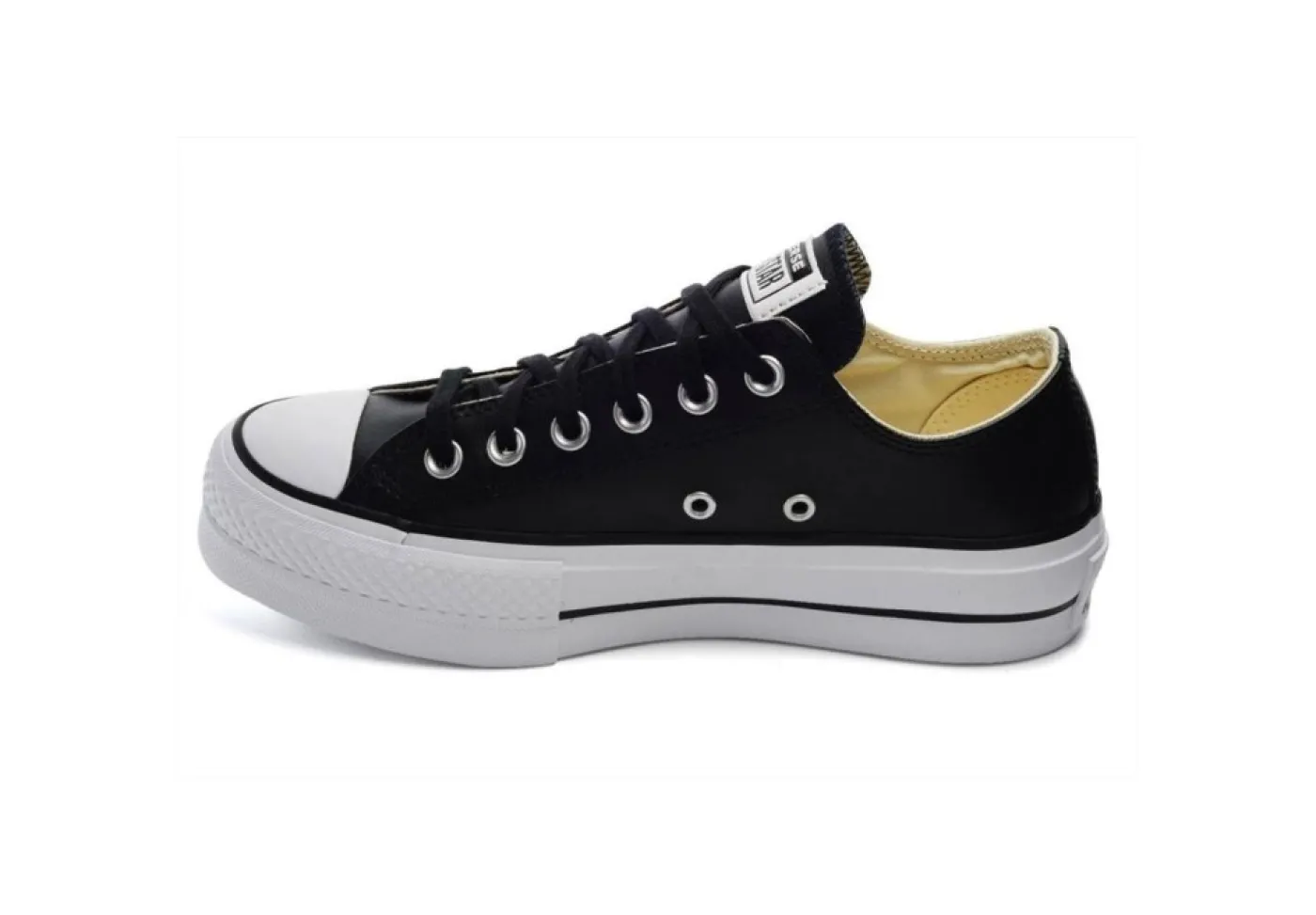 Converse Platform*Sneakers Da Donna In Pelle Platform 561681C Black