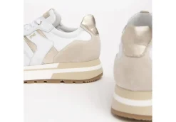 Nero Giardini Platform*Sneakers Da Donna In Pelle Platform Bianco