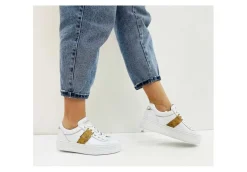 Nero Giardini Platform*Sneakers Da Donna In Pelle Bianca Platform Bianco