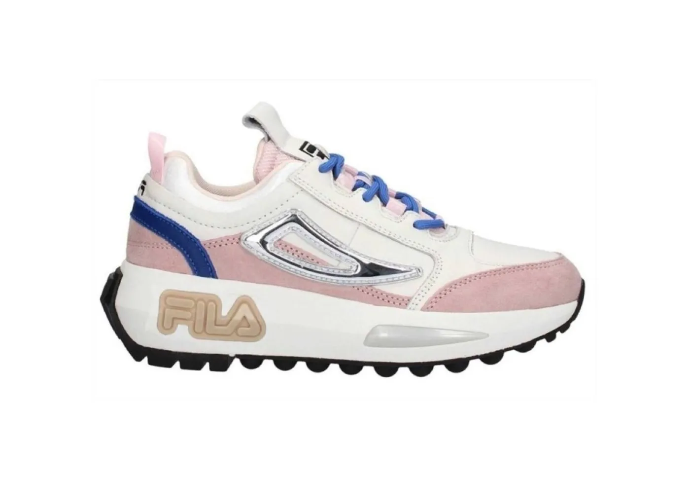 Fila Sneakers Basse*Sneakers Da Donna In Pelle Con Logo Chunky Runner 1011023 White S