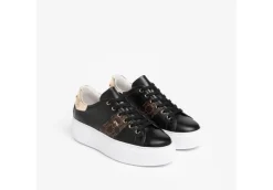 Nero Giardini Platform*Sneakers Da Donna Platform In Pelle I205312D Made In Ita