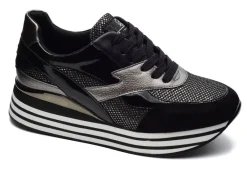 Queen Helena Platform*Sneakers Da Donna Platform In Similpelle X25-41