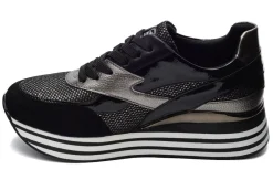 Queen Helena Platform*Sneakers Da Donna Platform In Similpelle X25-41