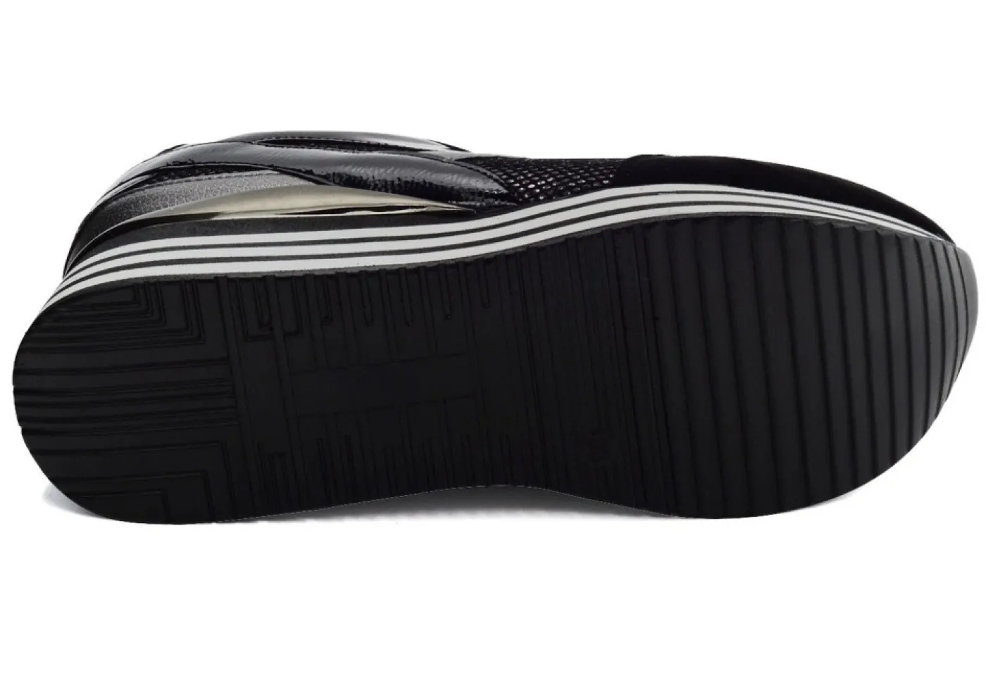 Queen Helena Platform*Sneakers Da Donna Platform In Similpelle X25-41