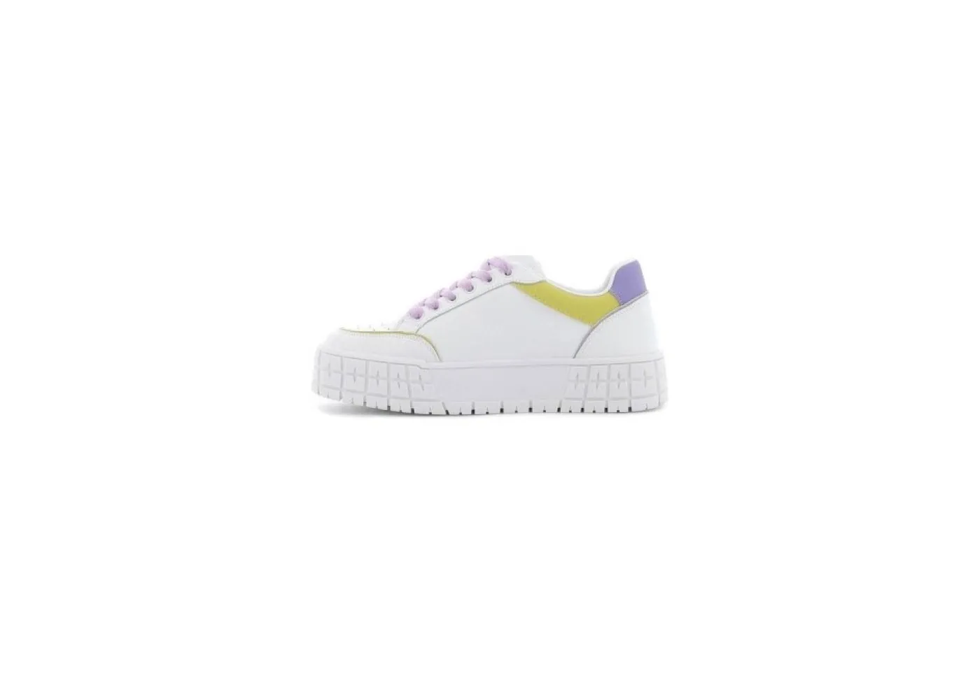 Gold&Gold Platform*Sneakers Da Donna Platform Goldegold Gb370 Bianca Viola