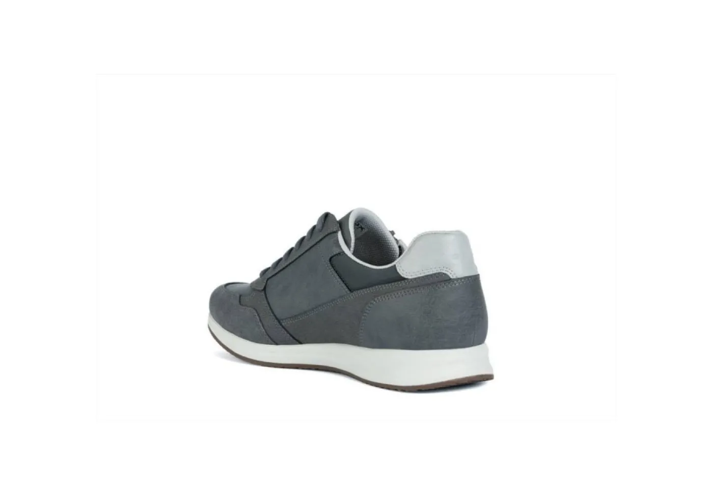 Geox Sneakers Basse*Sneakers Da Uomo In Pelle Con Zip Avery U35H5A Grey