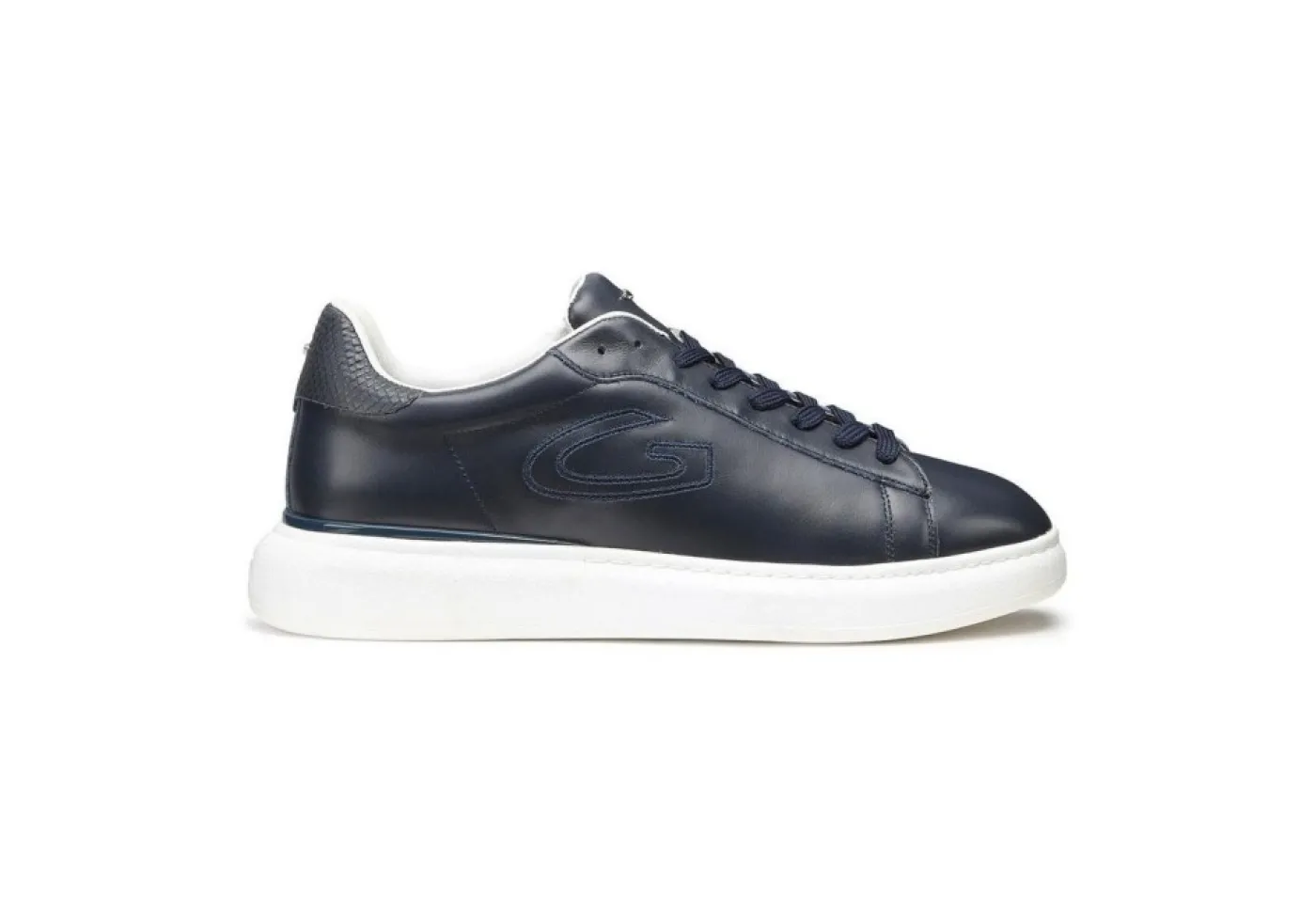 Guardiani Sneakers Basse*Sneakers Da Uomo In Pelle Blu Agm003709