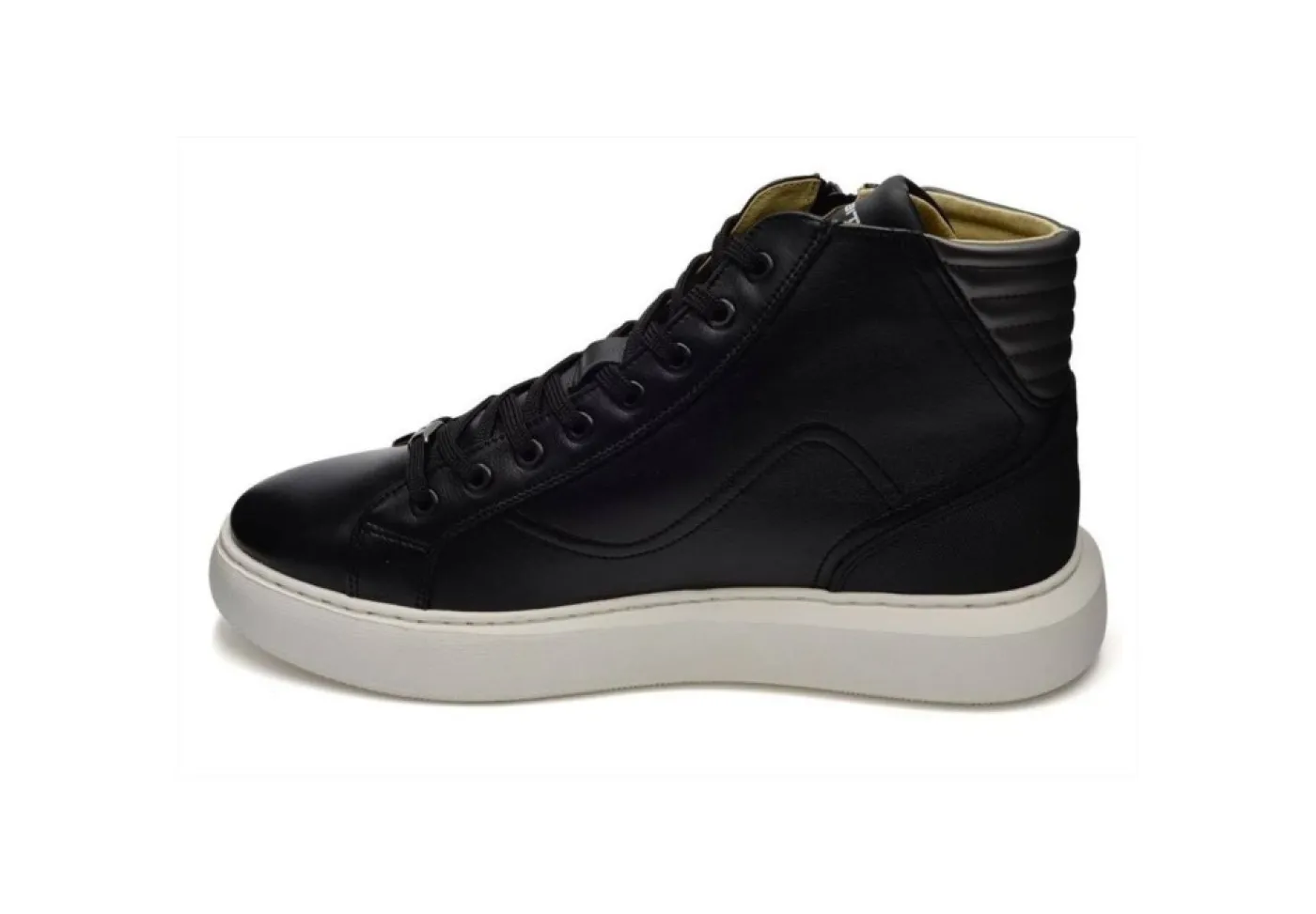 Ambitious Sneakers Alte*Sneakers Da Uomo In Pelle Con Lacci E Zip