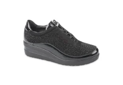 Valleverde Sneakers Basse*Sneakers In Pelle Con Strass E Coulisse 36206 Suede