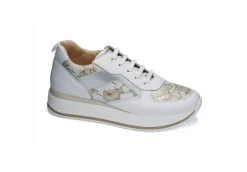 Alviero Martini J Sneakers Basse*Sneakers In Pelle E Tessuto Geo Classic 10929