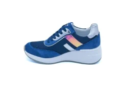 Queen Helena Sneakers Basse*Sneakers Lurex Con Zeppa 24-32 Blu