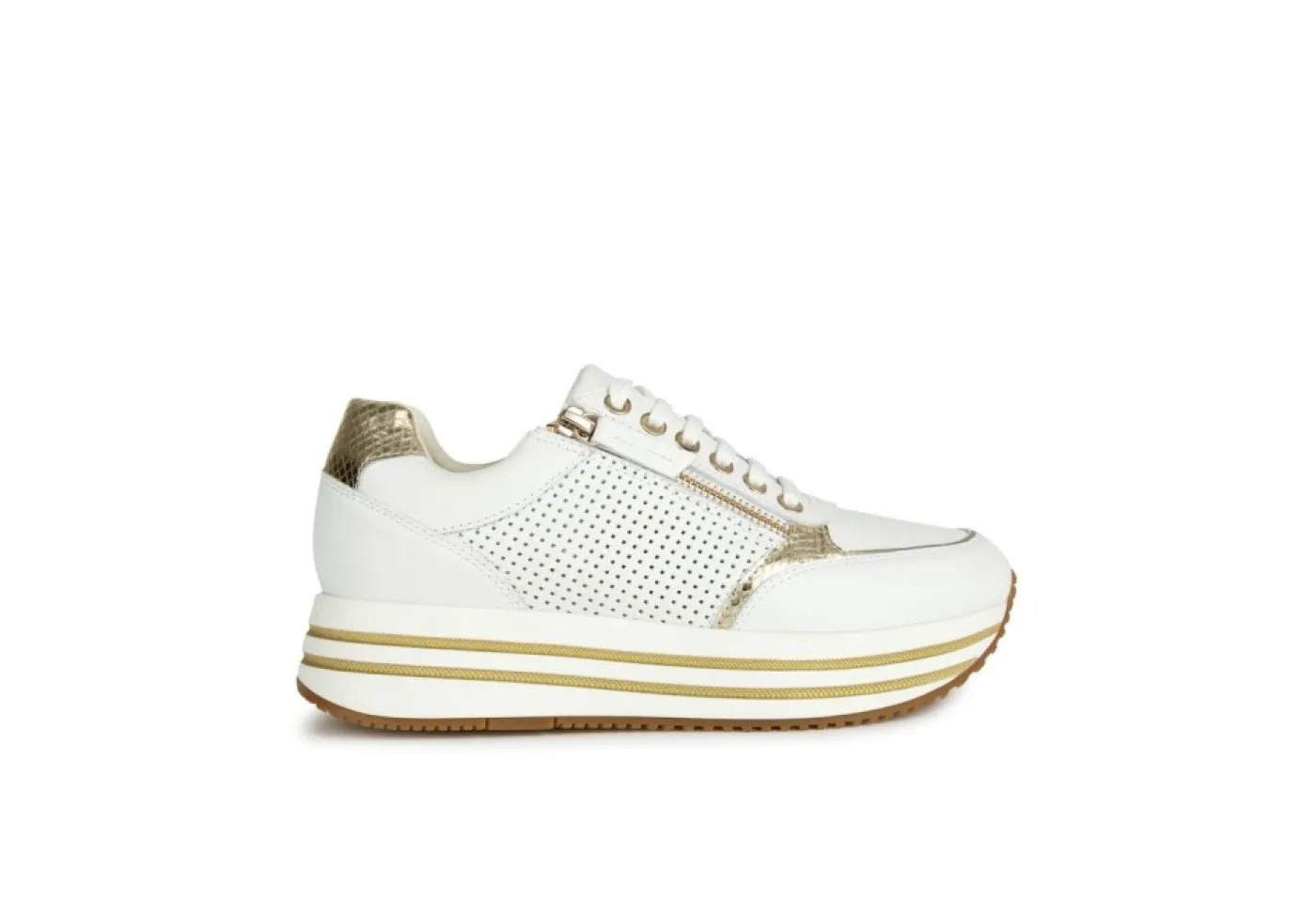 Geox Platform*Sneakers Platform Da Donna Kency D35Qhe
