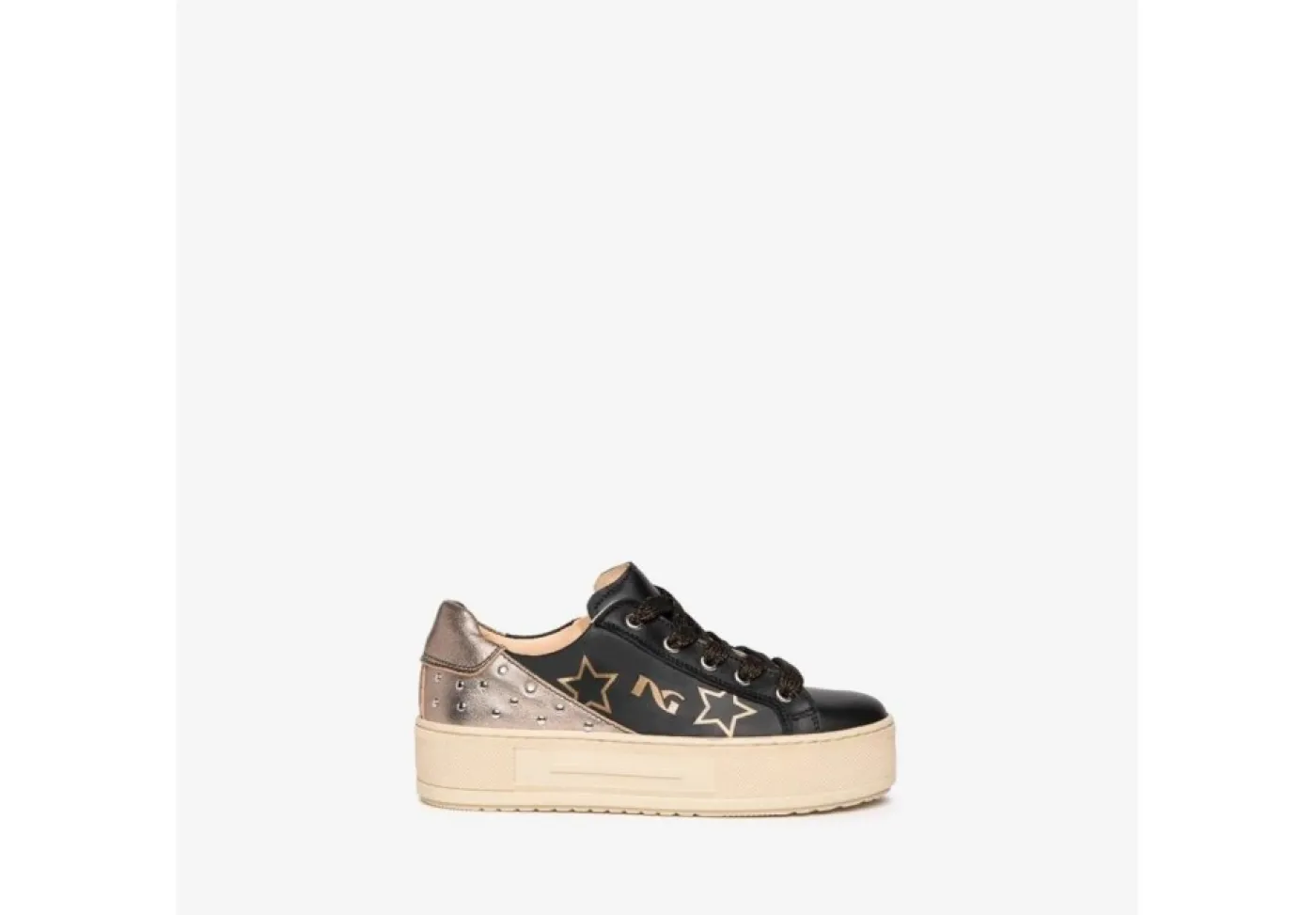 Nero Giardini Teens Platform*Sneakers Platform In Pelle Da Ragazza Donna I23244