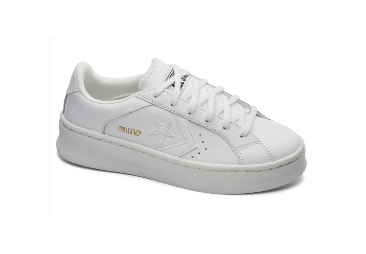 Converse Sportive*Sneakers Platform In Pelle Pro Leather 171561C White