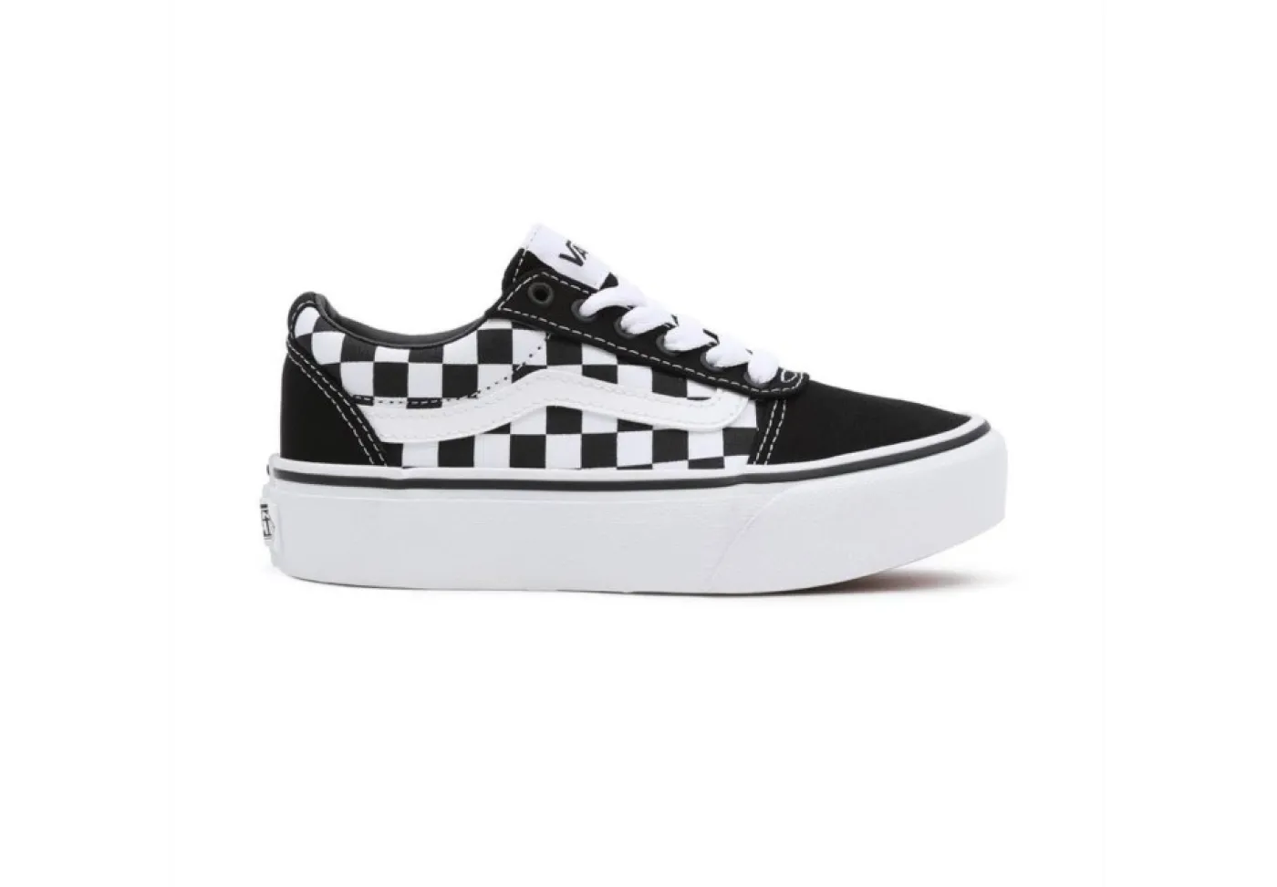 Vans Platform*Sneakers Ward Platform A Scacchi Black White