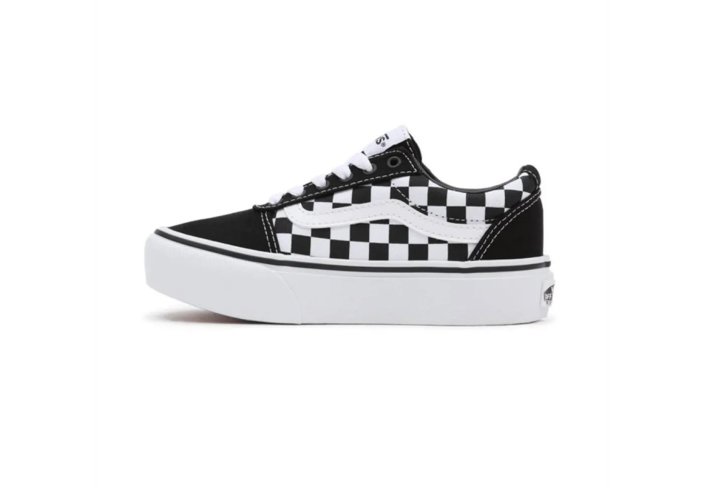 Vans Platform*Sneakers Ward Platform A Scacchi Black White