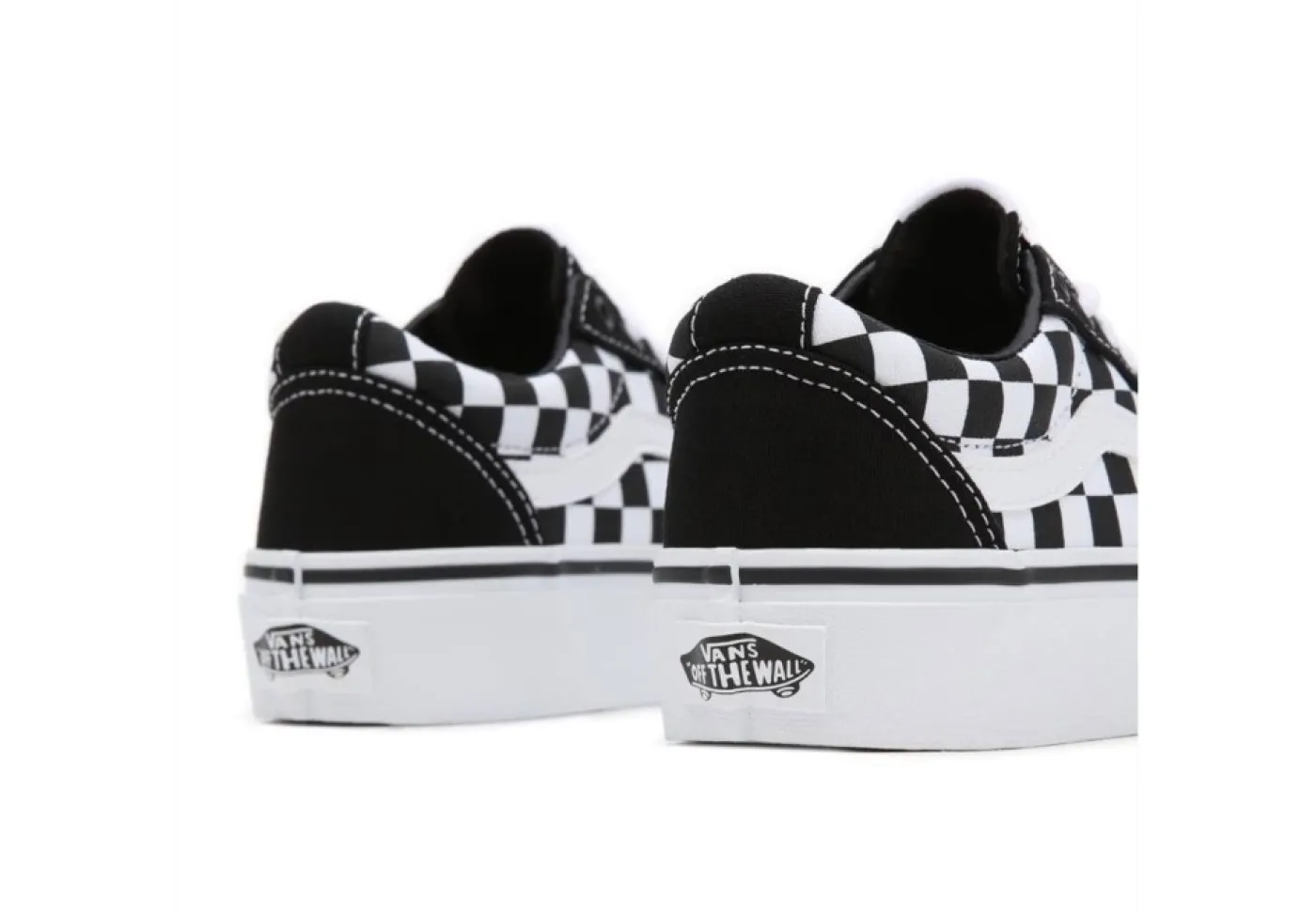 Vans Platform*Sneakers Ward Platform A Scacchi Black White