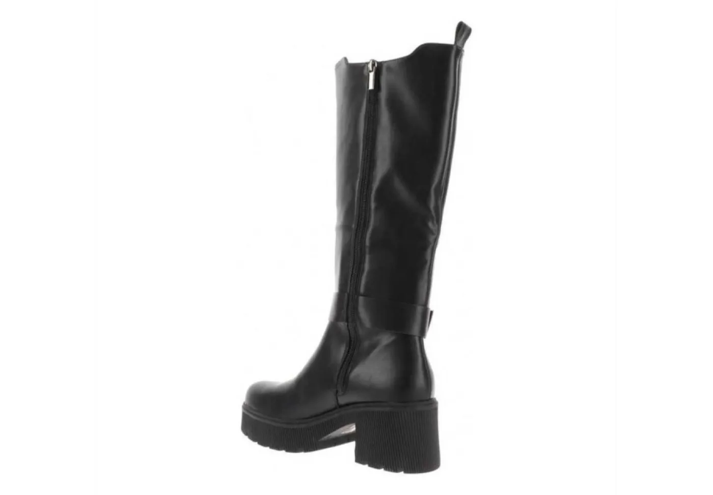 Queen Helena Stivali Alti*Stivale Alto Con Tacco A Blocco X27-112 Black