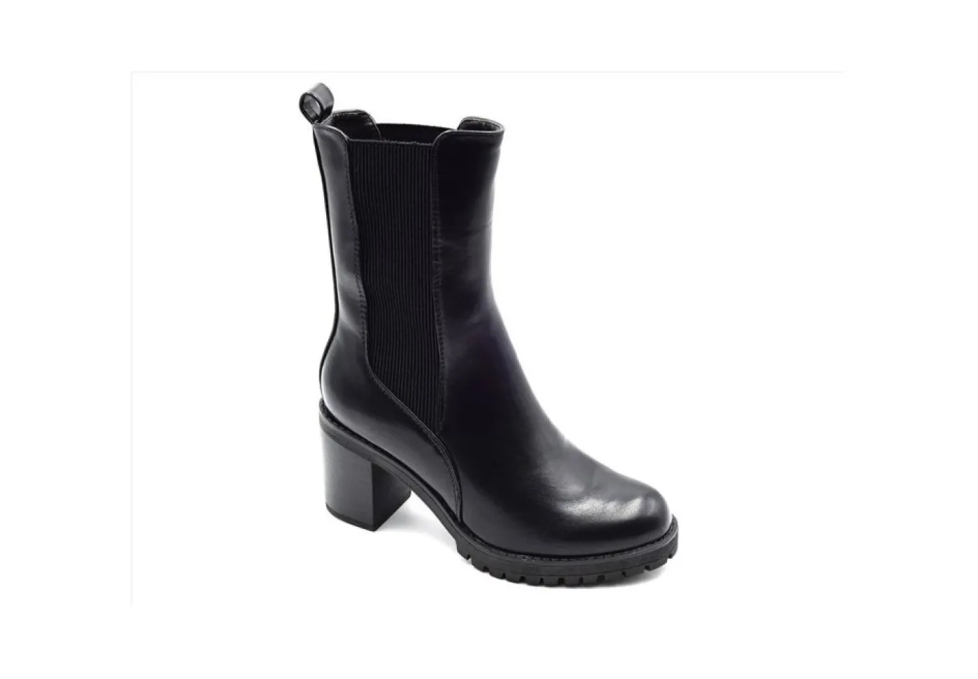 Gold&Gold Con Tacco*Stivale Beatles Da Donna Con Tacco Gold Gr248 Nero