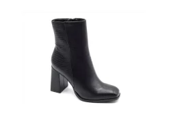 Gold&Gold Con Tacco*Stivale Da Donna Con Tacco E Zip Gold Gd519 Nero
