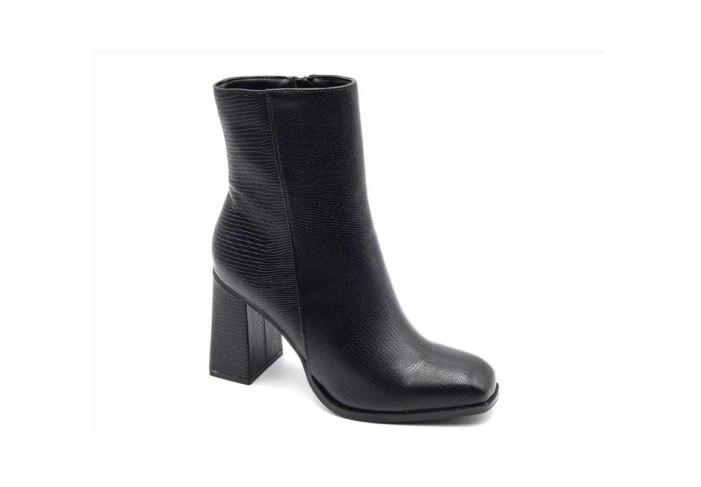 Gold&Gold Con Tacco*Stivale Da Donna Con Tacco E Zip Gold Gd519 Nero